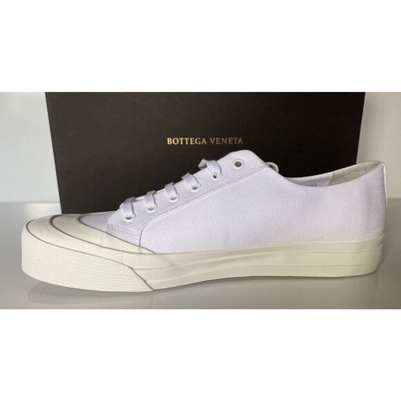 Bottega Veneta Men\'s Speedster Cotton White Sneakers 6 US 611183 Spain NIB $570 main image 10